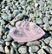 Natural Rose Quartz Heart Bowl Plate Holder