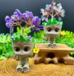 Groot  Chips Tree DIY Natural Crystal Stone Wire Wrapping Money Tree Fortune Tree