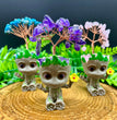 Groot  Chips Tree DIY Natural Crystal Stone Wire Wrapping Money Tree Fortune Tree