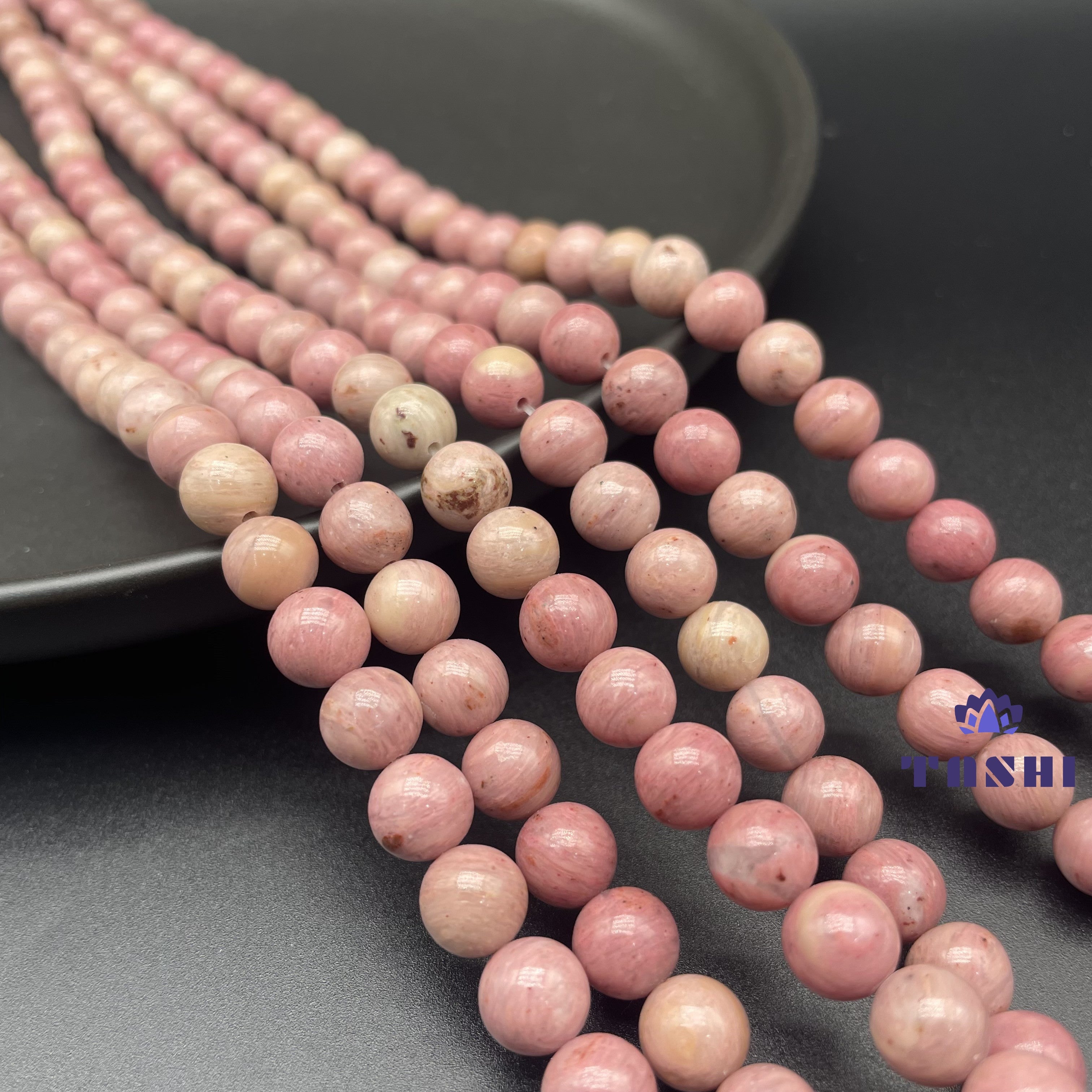Pink Serpeggiante Beads Strands Loose Beads Jewelry DIY Bracelets