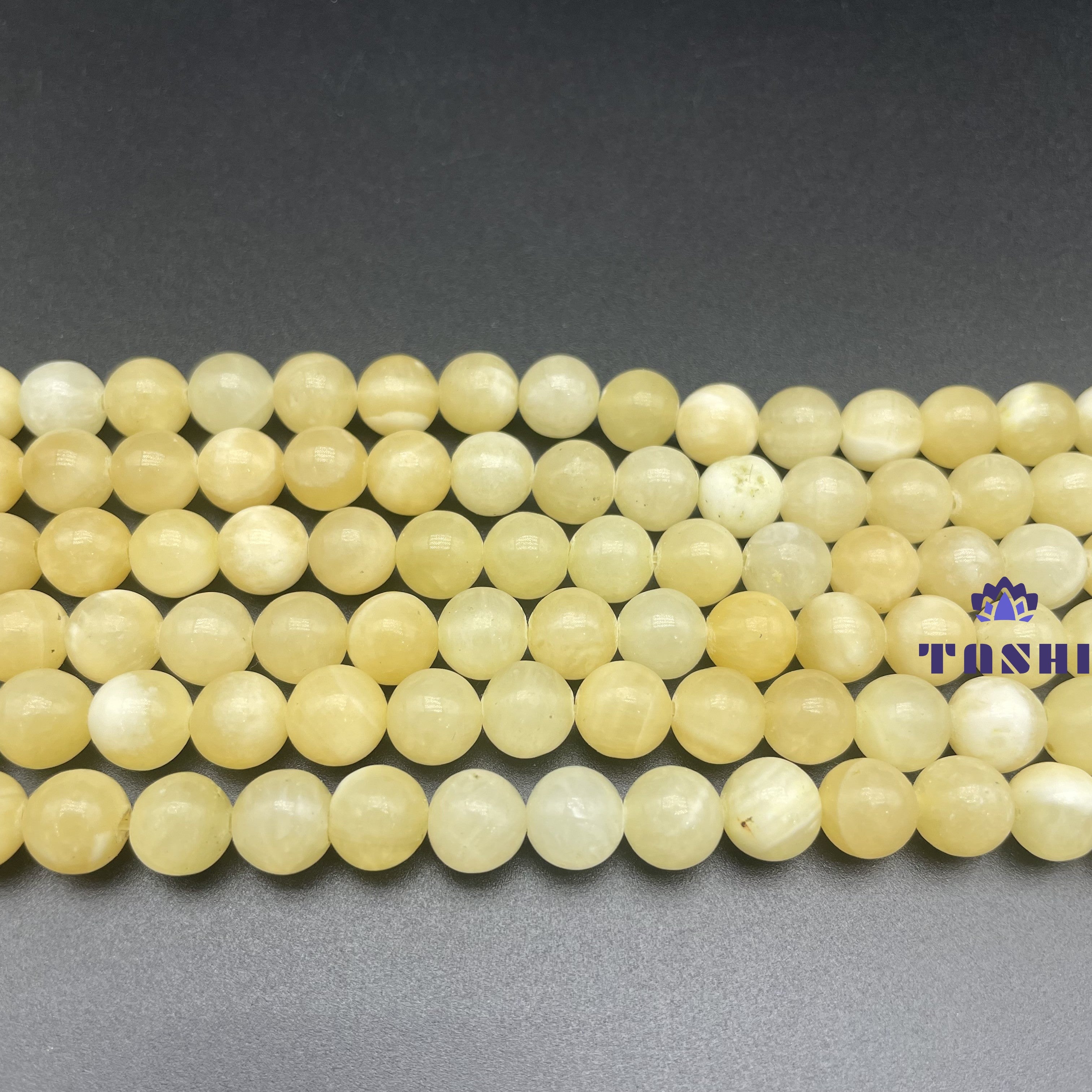Yellow Calcite Beads Strands Loose Beads Jewelry DIY Bracelets