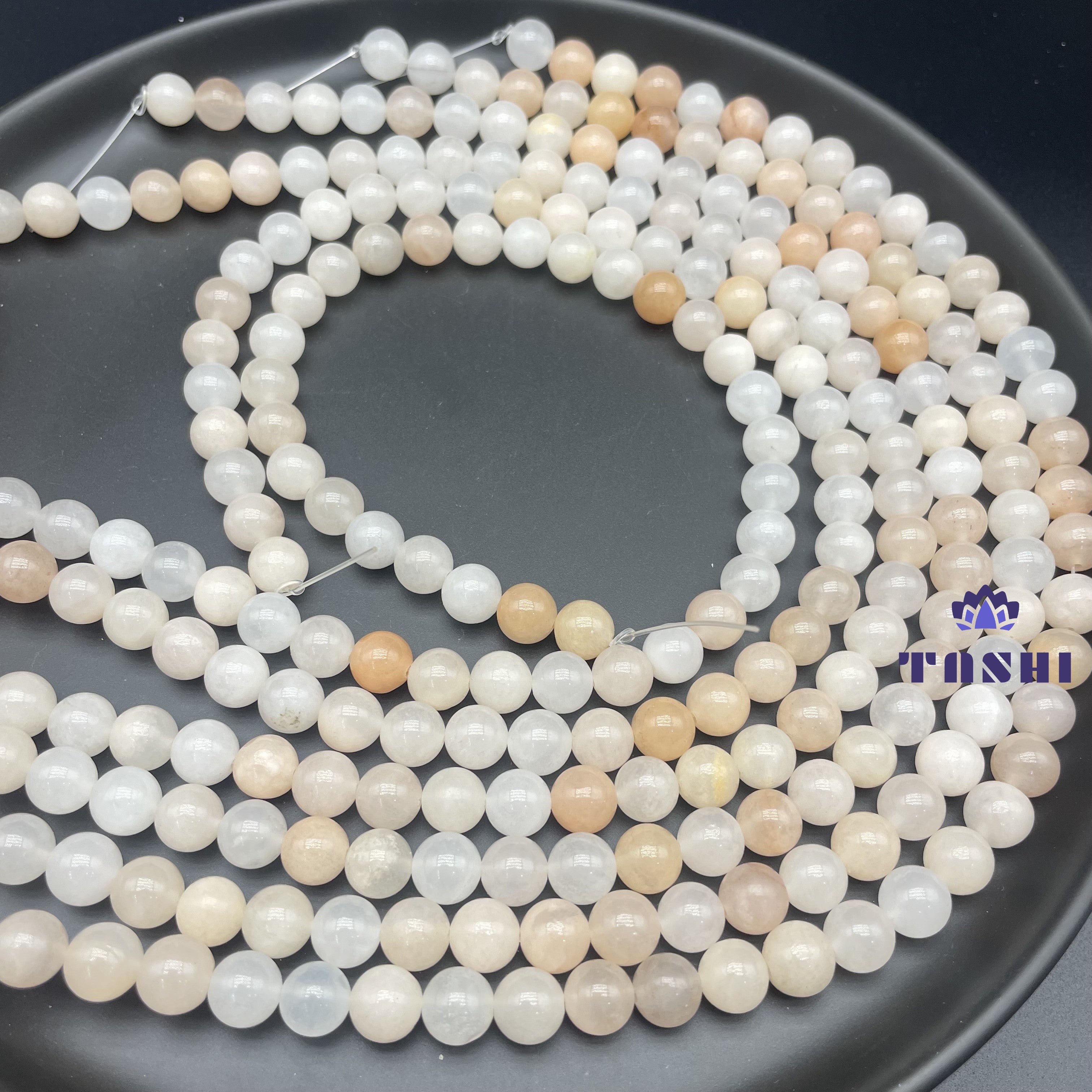 Peach Aventurine Beads Strands Loose Beads Jewelry DIY Bracelets