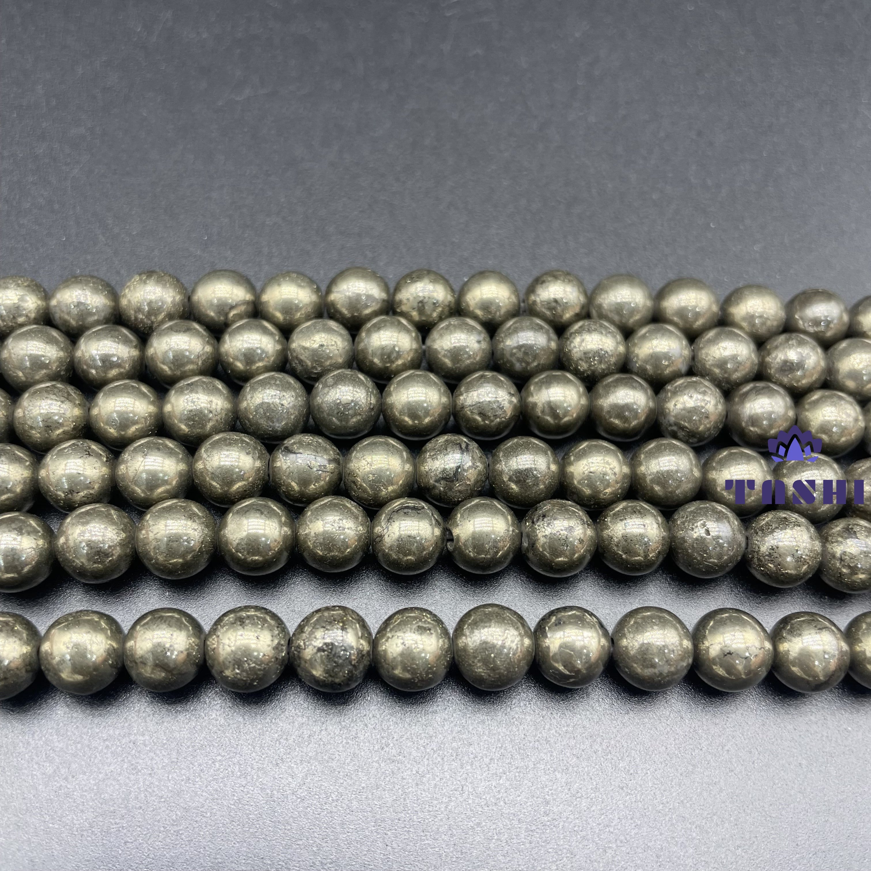 Pyrite Beads Strands Loose Beads Jewelry DIY Bracelets
