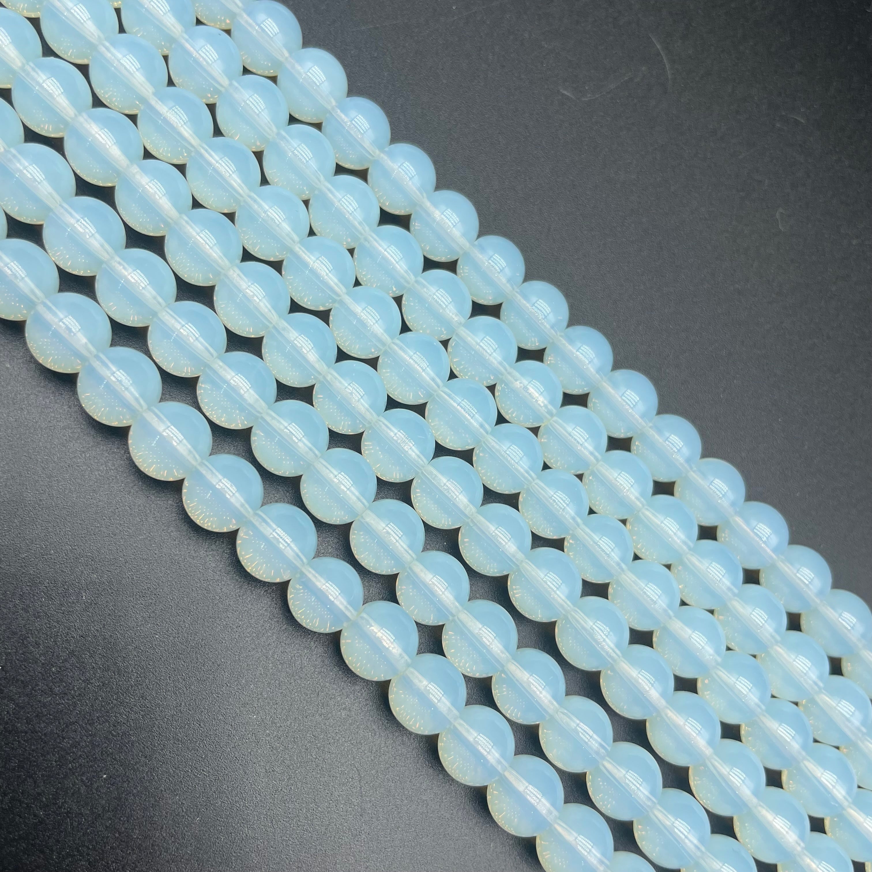 White Opalite Beads Strands Loose Beads Jewelry DIY Bracelets Natural Crystal