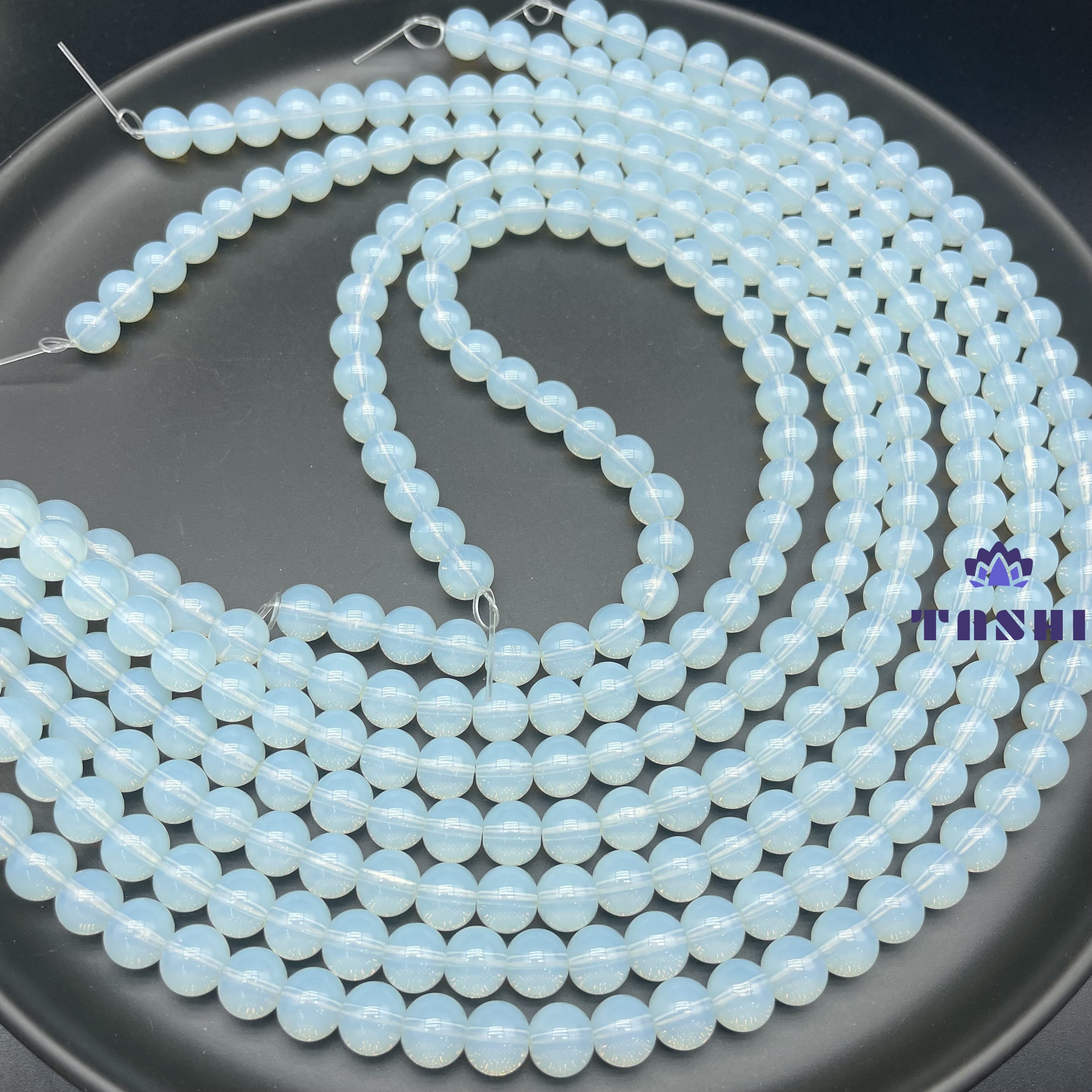 White Opalite Beads Strands Loose Beads Jewelry DIY Bracelets Natural Crystal
