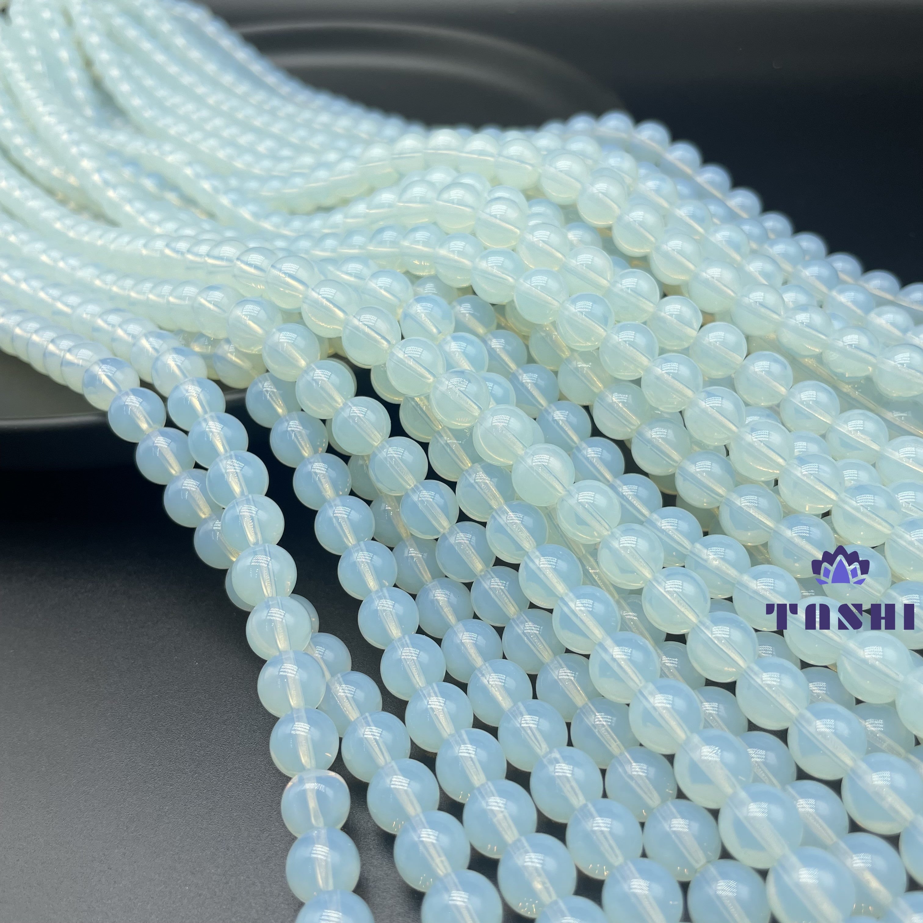 White Opalite Beads Strands Loose Beads Jewelry DIY Bracelets Natural Crystal
