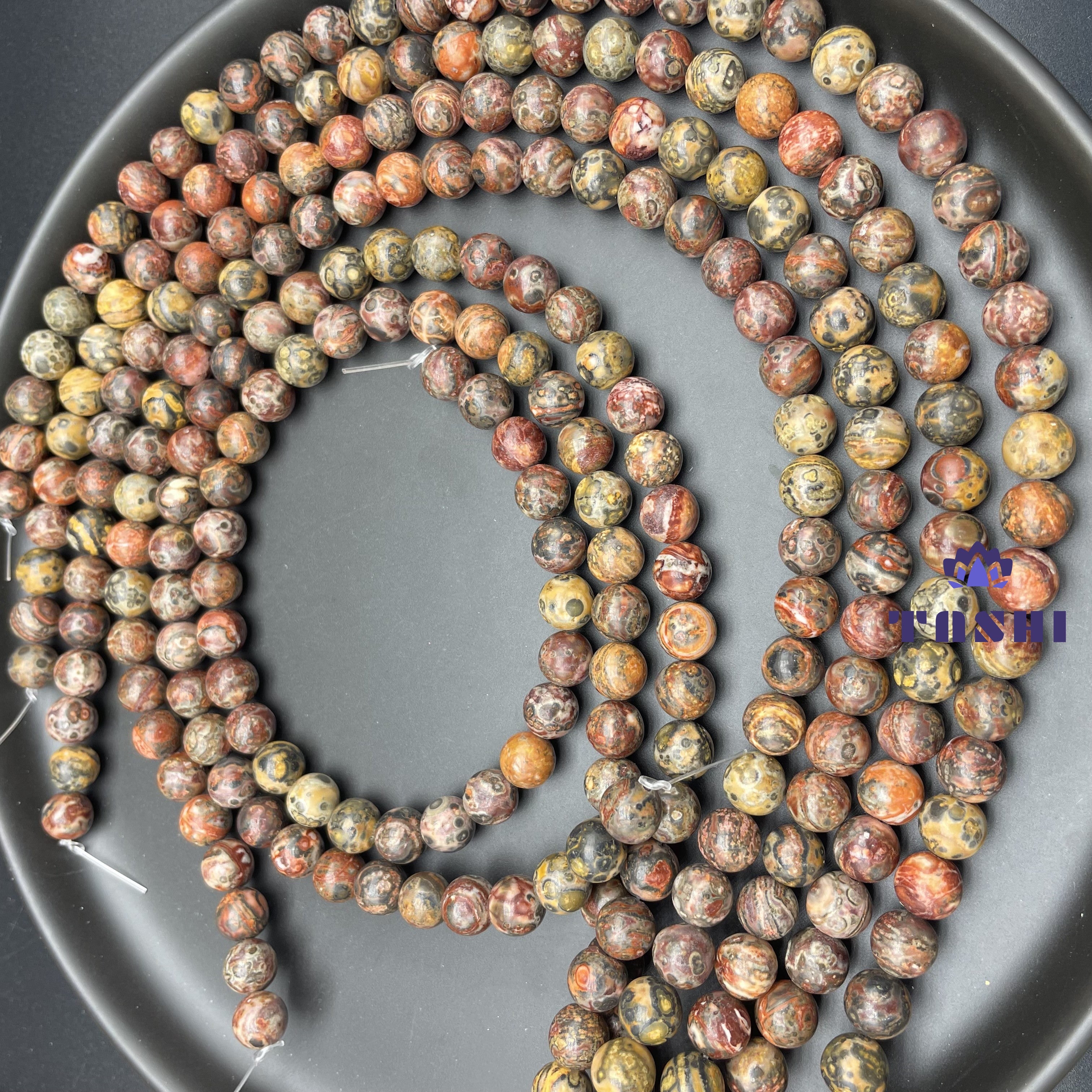 Leopard Skin Jasper Beads Strands Loose Beads Jewelry DIY Bracelets