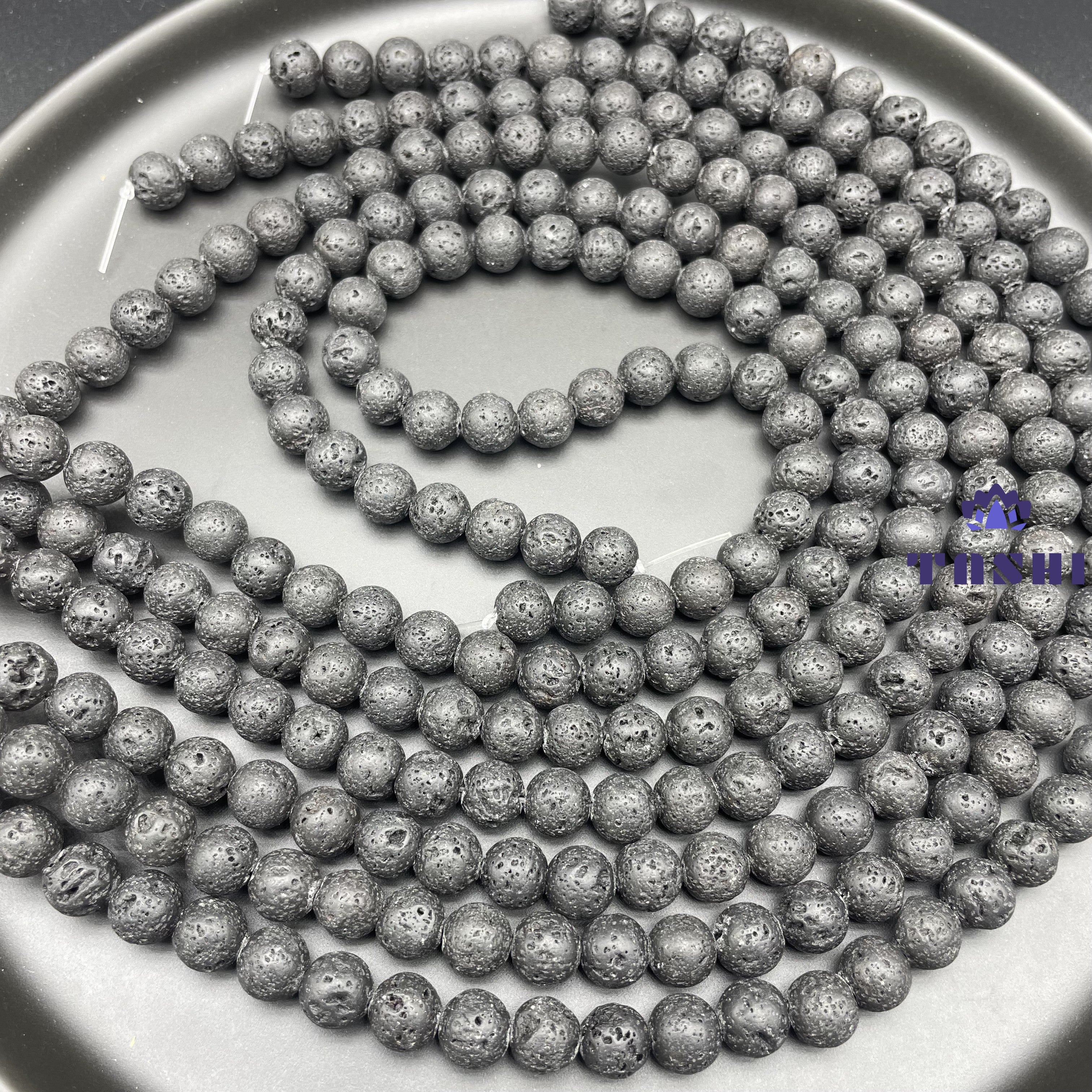 Lava Stone Beads Strands Loose Beads Jewelry DIY Bracelets