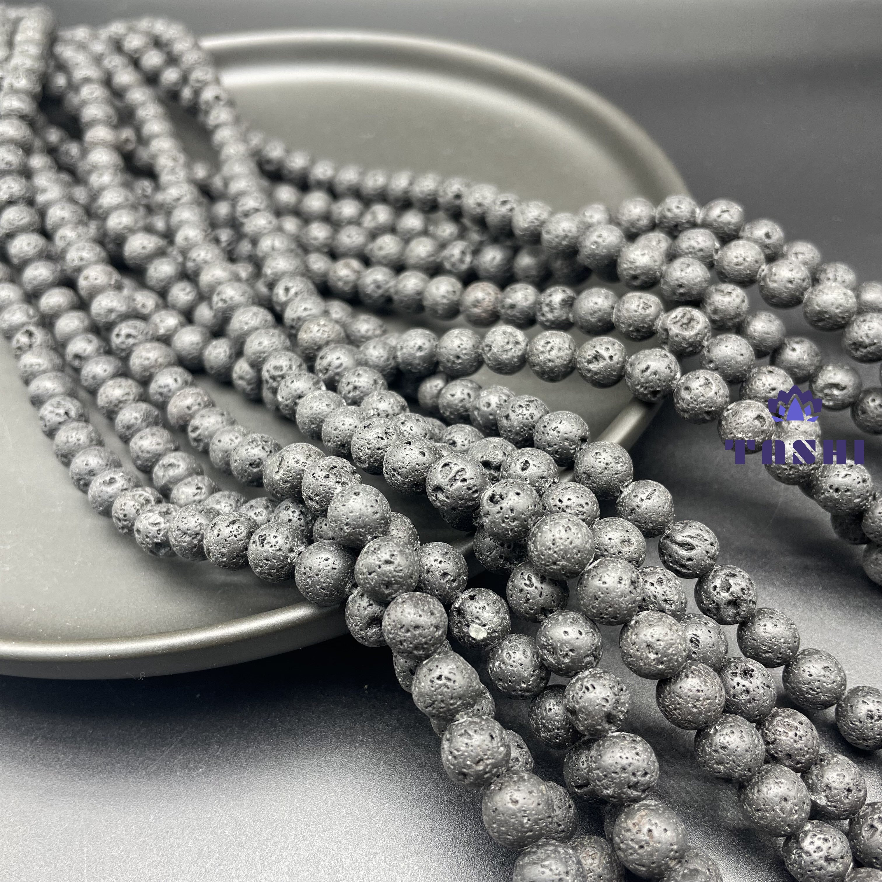 Lava Stone Beads Strands Loose Beads Jewelry DIY Bracelets