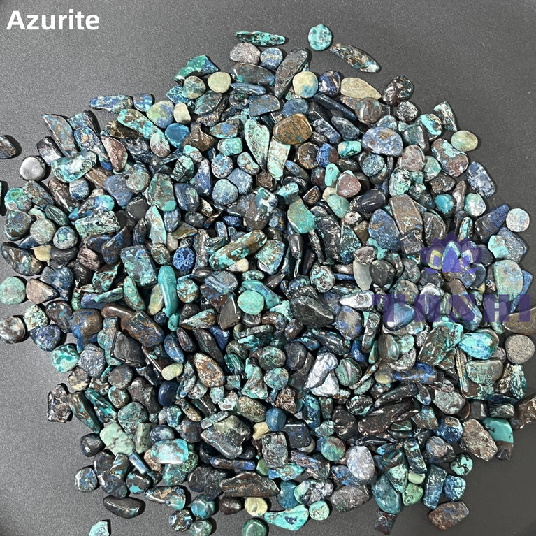 Azurite Chips Natural Crystal Confetti Healing Energy