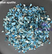 Blue apatite Chips Natural Crystal Confetti Healing Energy