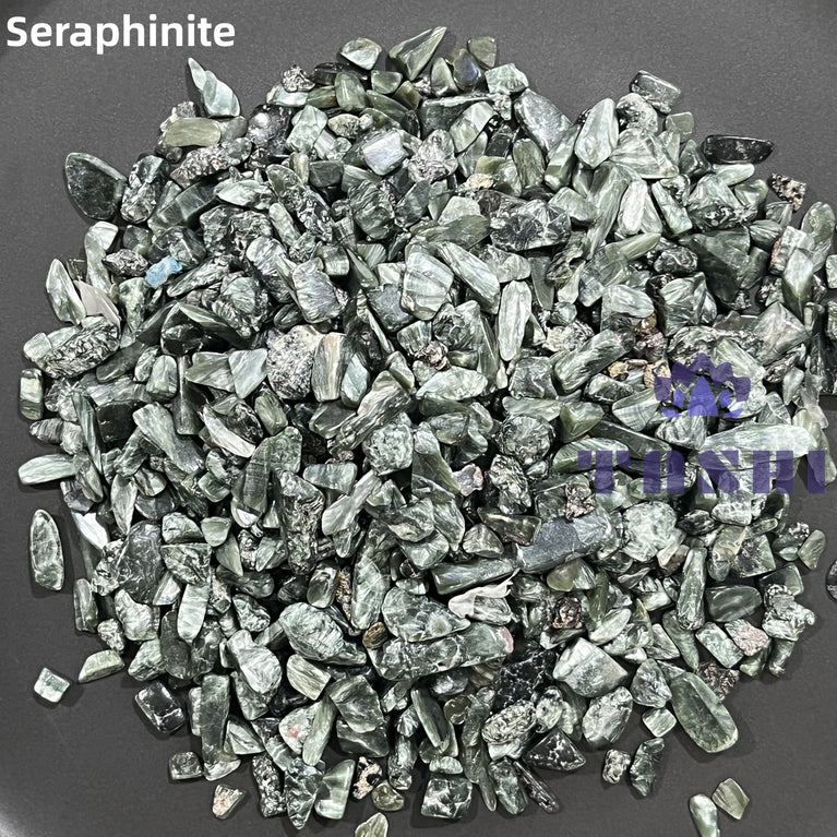 Seraphinite Chips Natural Crystal Confetti Healing Energy