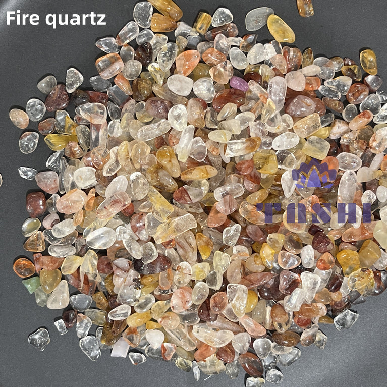 Fire Quartz Chips Natural Crystal Confetti Healing Energy