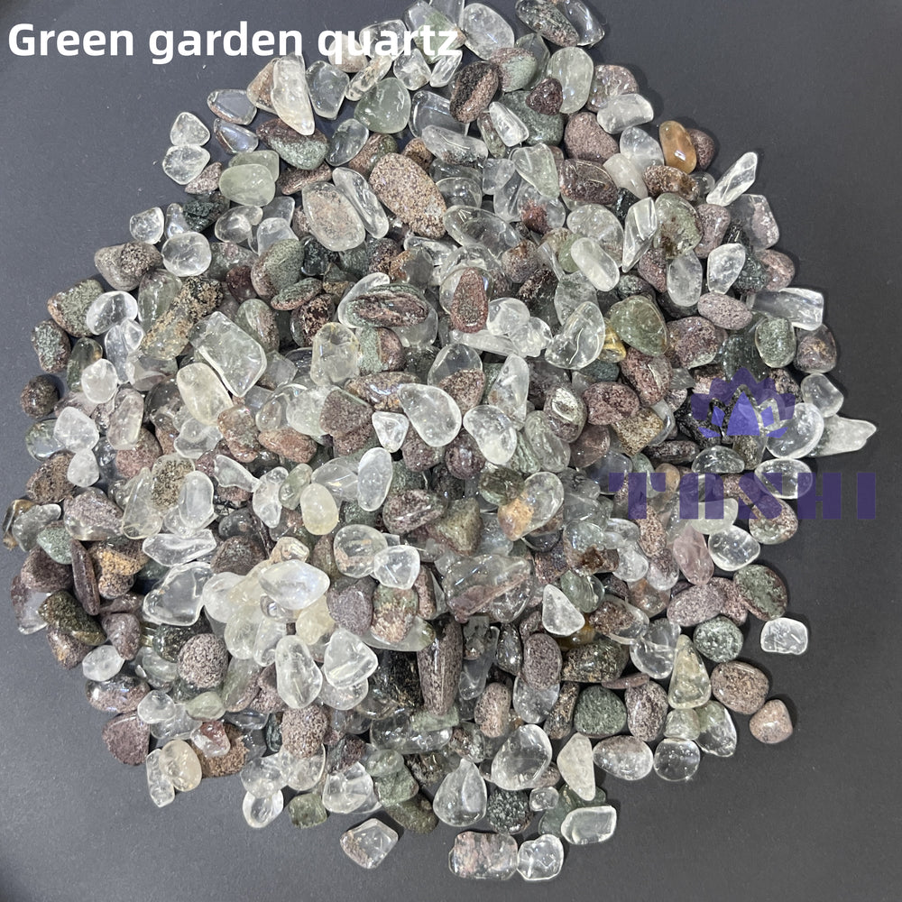 Green Garden Quartz Chips Natural Crystal Confetti Healing Energy