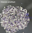 Chevron Amethyst Chips Natural Crystal Confetti Healing Energy