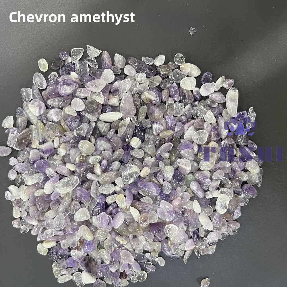 Chevron Amethyst Chips Natural Crystal Confetti Healing Energy