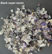 Black Super Seven Chips Natural Crystal Confetti Healing Energy