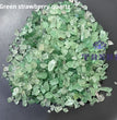 Green Strawberry Quartz Chips Natural Crystal Confetti Healing Energy