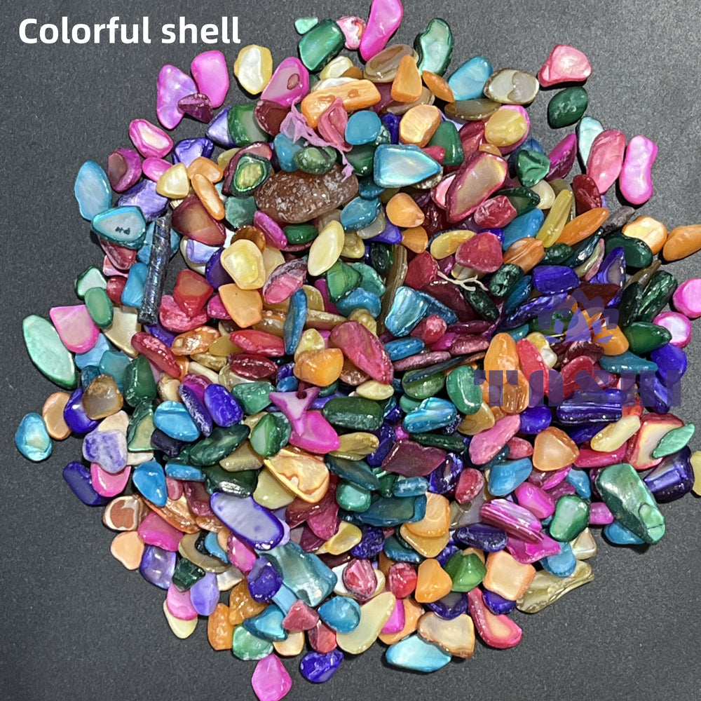 Colorful Shell Chips Natural Crystal Confetti Healing Energy