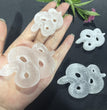 5CM/8CM Snake Selenite Carving Natural Crystal Healing Stone Home Decoration