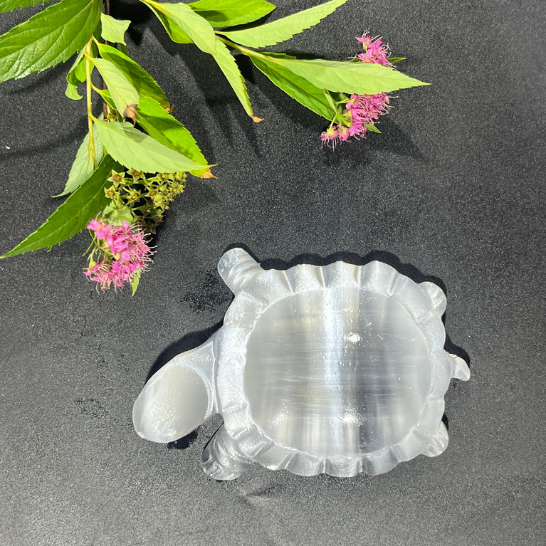 Selenite Bowls Natural Crystal Healing Stone Home Decoration