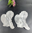 6CM Baby Angel Selenite Carving Natural Crystal Healing Stone Home Decoration