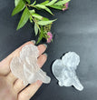 6CM Baby Angel Selenite Carving Natural Crystal Healing Stone Home Decoration