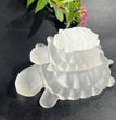 4.5CM/7CM/10CM Turtle Selenite Carving Natural Crystal Healing Stone Home Decoration