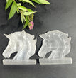 7CM Unicorn Selenite Carving Natural Crystal Healing Stone Home Decoration