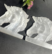 7CM Unicorn Selenite Carving Natural Crystal Healing Stone Home Decoration