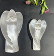 11CM/14CM Angel Selenite Carving Natural Crystal Healing Stone Home Decoration