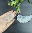 10CM Angel Wings Selenite Carving Natural Crystal Healing Stone Home Decoration