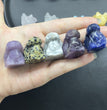 3CM Mini Toothless Carving Natural Crystal Stone Statue Figurine