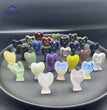 3cm Mini Angel Carving Natural Crystal Stone Statue Figurine