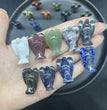 3cm Mini Angel Carving Natural Crystal Stone Statue Figurine