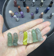 3CM Mini Man's Part Carving Natural Crystal Stone Statue Figurine