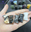 3CM Mini Man Body Carving Natural Crystal Stone Statue Figurine