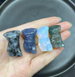 3CM Mini Man Body Carving Natural Crystal Stone Statue Figurine