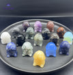 3CM Mini Cute Man's Part Ding Ding Carving Natural Crystal Stone Statue Figurine