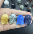 3CM Mini Cute Man's Part Ding Ding Carving Natural Crystal Stone Statue Figurine