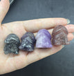 3CM Mini Cute Man's Part Ding Ding Carving Natural Crystal Stone Statue Figurine