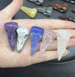 5cm Mini Raven Skull Carving Natural Crystal Stone Statue Figurine