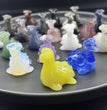 3 CM Mini Lapras Carving Pokemon Natural Crystal Stone Statue Figurine