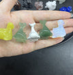 3 CM Mini Lapras Carving Pokemon Natural Crystal Stone Statue Figurine