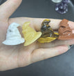 3CM Mini Sorting Hat Harry Potter Natural Crystal Stone Statue Figurine