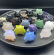 3 CM Mini Gengar Carving Pokemon Natural Crystal Stone Statue Figurine