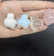 3CM Mini Snorlax Carving Pokémon Natural Crystal Stone Statue Figurine