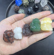 3CM Mini Nine tail Fox Carving Natural Crystal Stone Statue Figurine