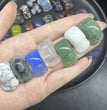 3CM Mini Car Carving Natural Crystal Stone Statue Figurine