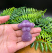 5CM Mushroom Lady Natural Crystal Carving